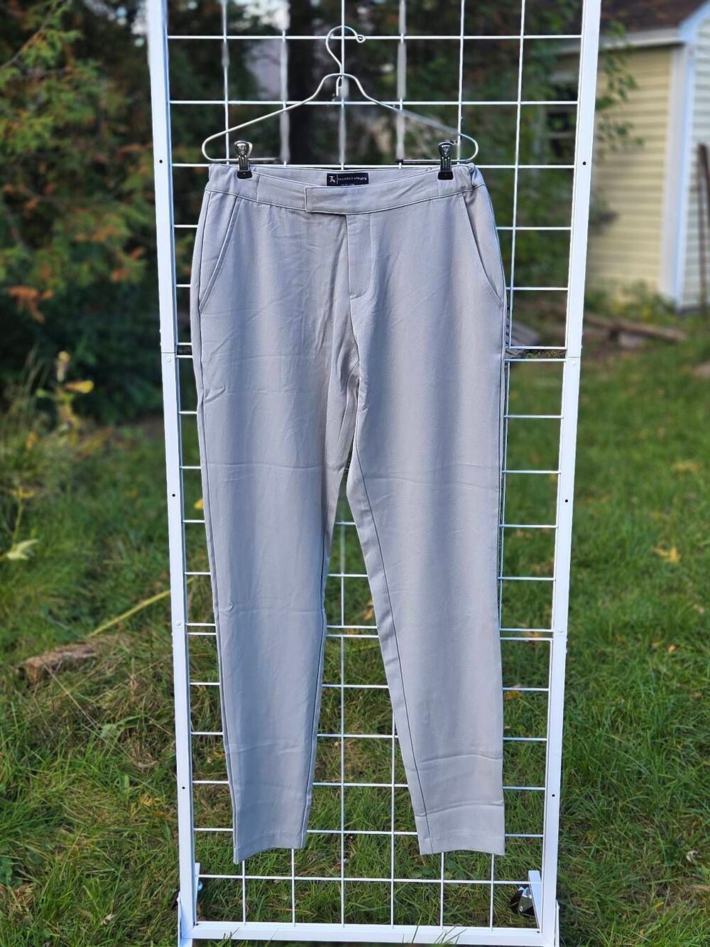 Tailored Athlete 365 Pants Slim Tapered  Trousers Light Grey Sz. 32x32  365 Pant - Picture 2 of 5